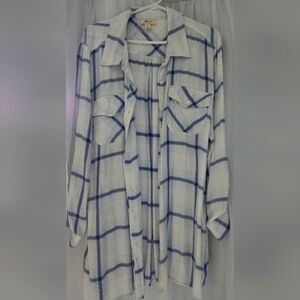 Style&Co 100%Rayon Long Sleeve Blouse XL